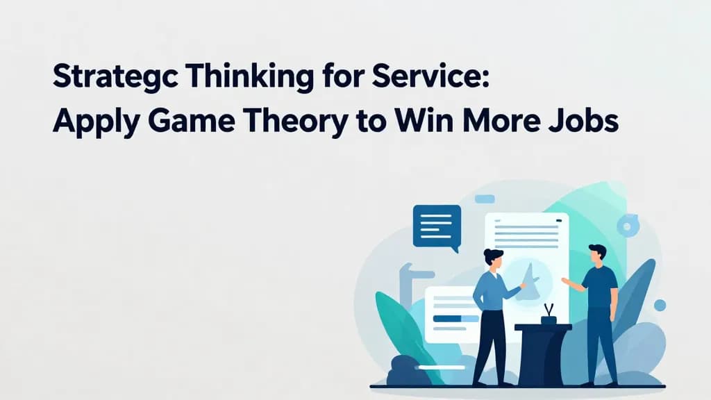 Strategic Thinking for Service Providers: Apply Game Theory to Win More Jobs