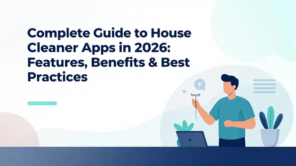 Complete Guide to House Cleaner Apps in 2026: Features, Benefits & Best Practices
