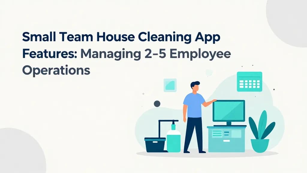 Small Team House Cleaning App Features: Managing 2-5 Employee Operations